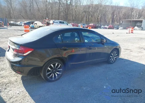 2015 Honda Civic Ex-L z USA, uszkodzony, nr VIN 19XFB2F92FE086501